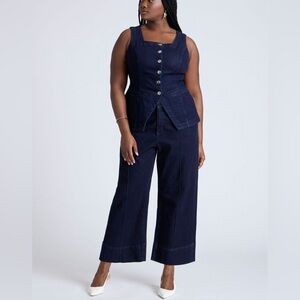 Eloquii The Pintuck Trouser Jean 16